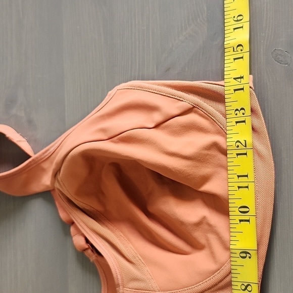 SYROKAN Orange high impact underwire mesh racer back sports bra - Picture 9 of 15